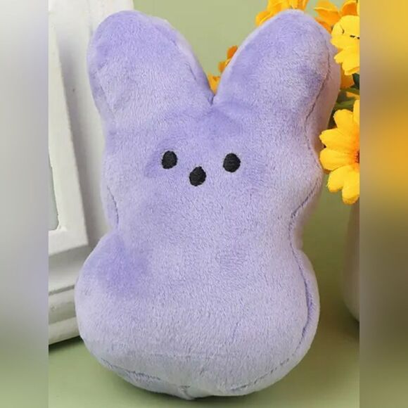 New in Pkg - Set of 6 Peeps Easter Bunny Plush Stuffed Animal Toys - Picture 2 of 7